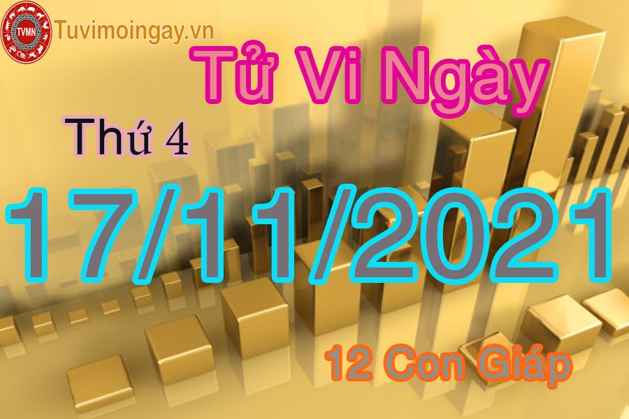 Tử vi thứ 4 ngày 17/11/2021 của 12 con giáp