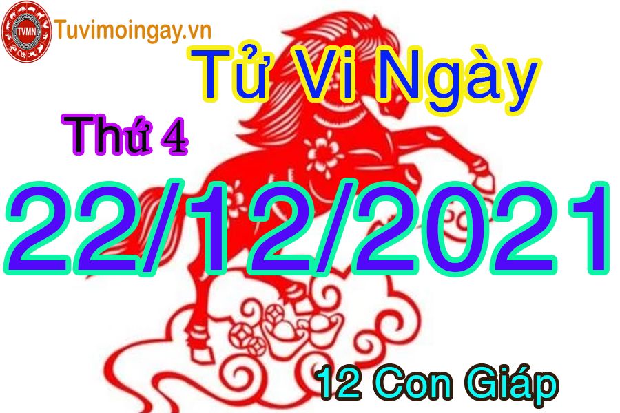 Tử vi thứ 4 ngày 22/12/2021 của 12 con giáp