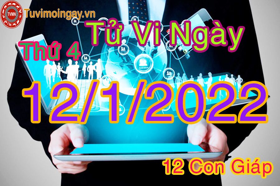 Tử vi  thứ 4 ngày 12/1/2022 của 12 con giáp