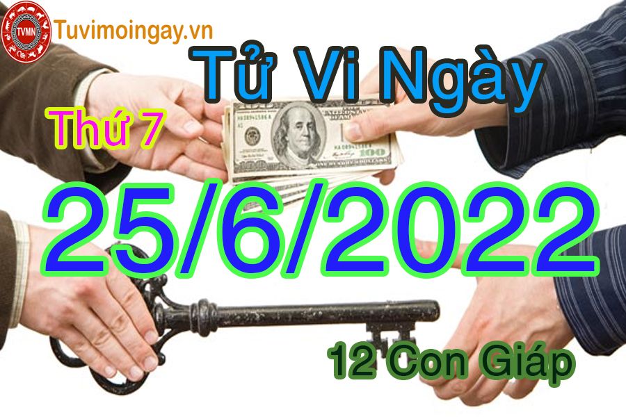 Tử vi  thứ 7 ngày 25/6/2022 của 12 con giáp