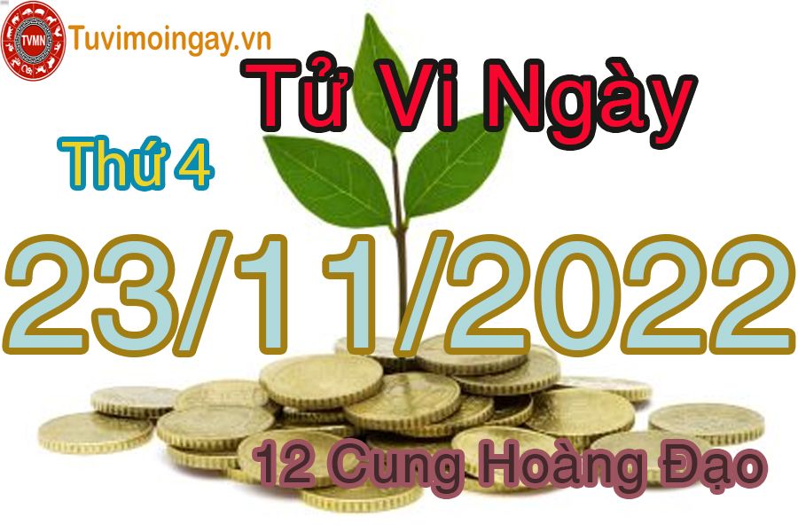 Tử vi thứ 4 ngày 23/11/2022 của 12 cung hoàng đạo