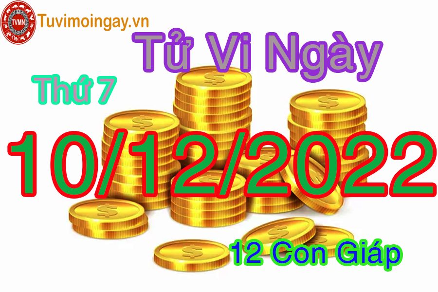 Tử vi thứ 7 ngày 10/12/2022 của 12 con giáp