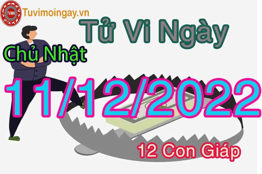 Tử vi chủ nhật ngày 11/12/2022 của 12 con giáp