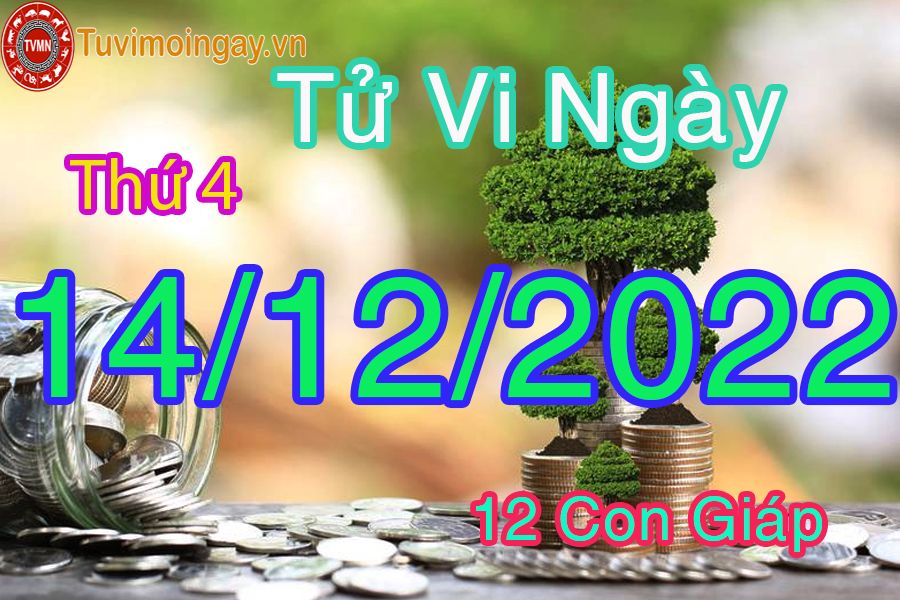 Tử vi thứ 4 ngày 14/12/2022 của 12 con giáp