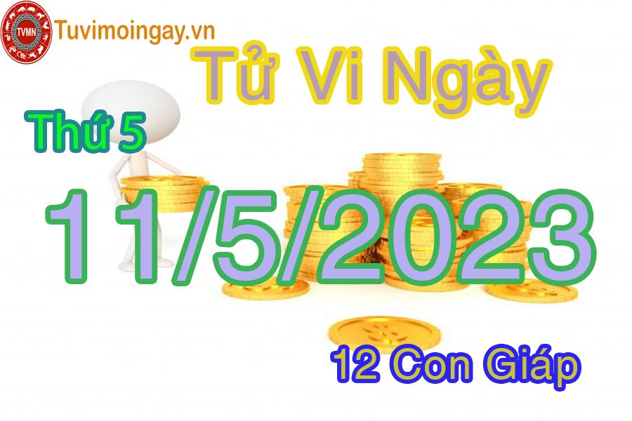 Tử vi thứ 5 ngày 11/5/2023 của 12 con giáp