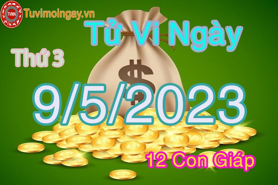 Tử vi thứ 3 ngày 9/5/2023 của 12 con giáp