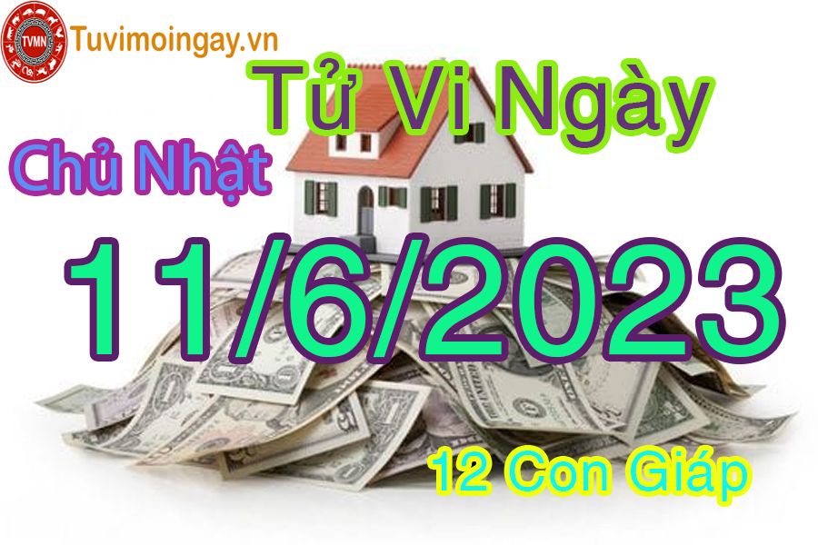 Tử vi chủ nhật ngày 11/6/2023 của 12 con giáp