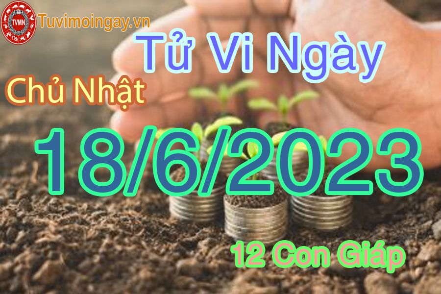 Tử vi chủ nhật ngày 18/6/2023 của 12 con giáp