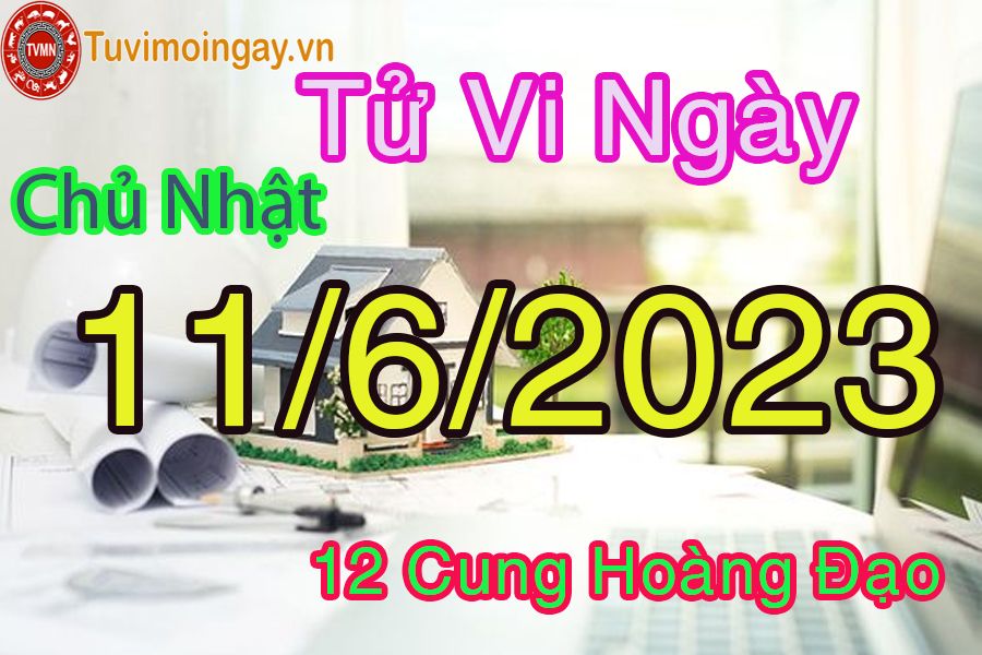 Tử vi chủ nhật ngày 11/6/2023 của 12 cung hoàng đạo