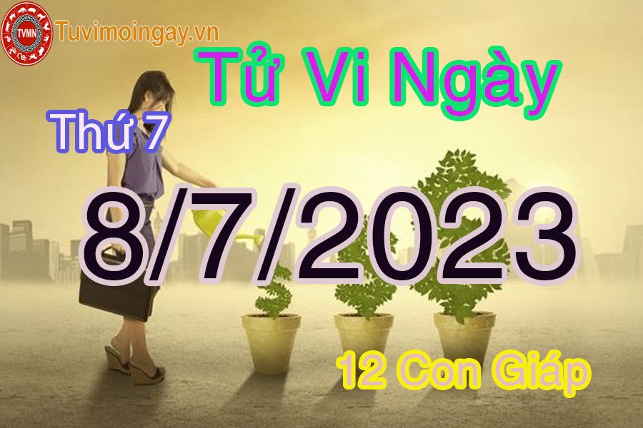 Tử vi thứ 7 ngày 8/7/2023 của 12 con giáp