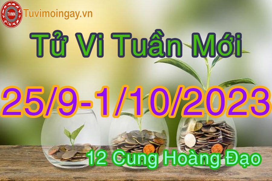 Tử vi tuần mới từ 25/9 - 1/10/2023 của 12 cung hoàng đạo