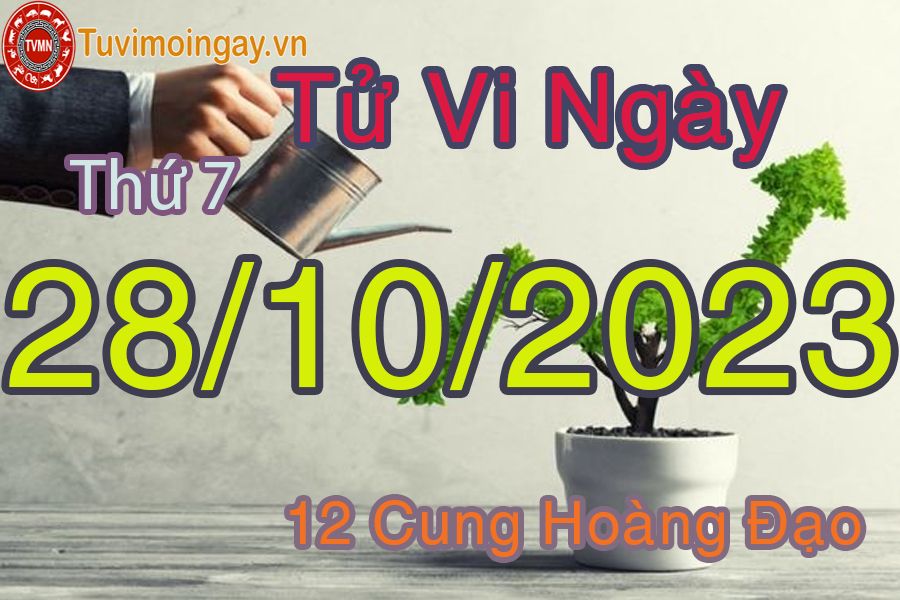 Tử vi thứ 7 ngày 28/10/2023 của 12 cung hoàng đạo