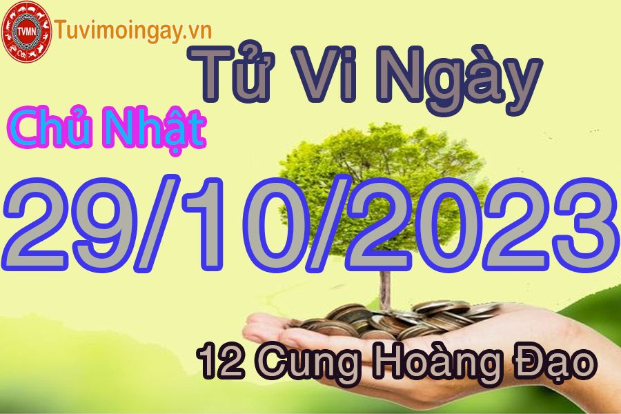 Tử vi chủ nhật ngày 29/10/2023 của 12 cung hoàng đạo