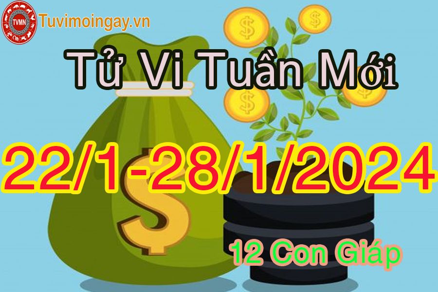  Tuần mới từ ngày 22/1 đến 28/1/2024 của 12 con giáp