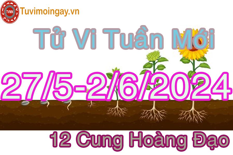 Tử vi tuần mới 12 cung hoàng đạo từ 27/5 đến 2/6/2024