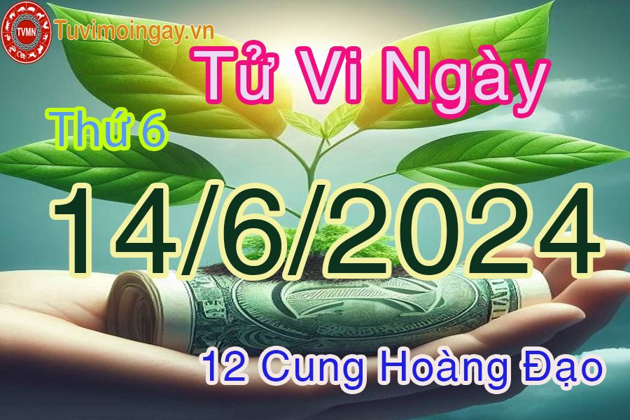 Tử vi thứ 6 của bạn ngày 14-6-2024