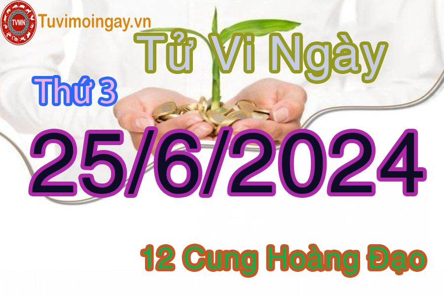 Tử vi ngày 25/6/2024 của 12 cung hoàng đạo thứ 3