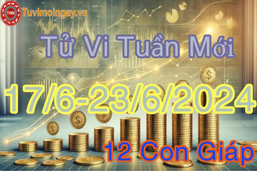  Tuần mới từ ngày 17/6 đến 23/6/2024 của 12 con giáp