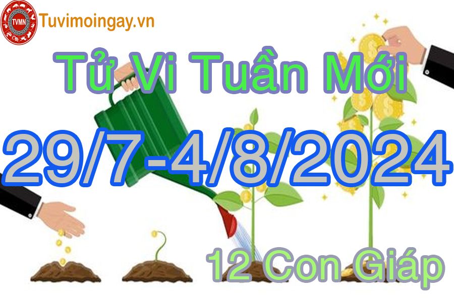 Tuần mới từ ngày 29/7 đến 4/8/2024 của 12 con giáp