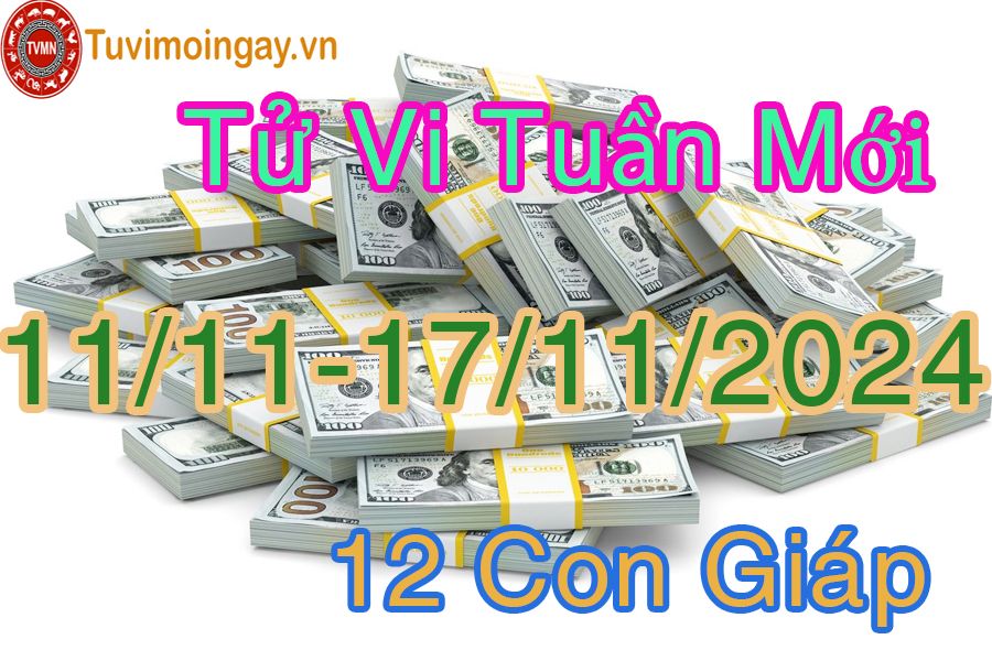 Tuần mới từ ngày 11/11 đến 17/11/2024 của 12 con giáp