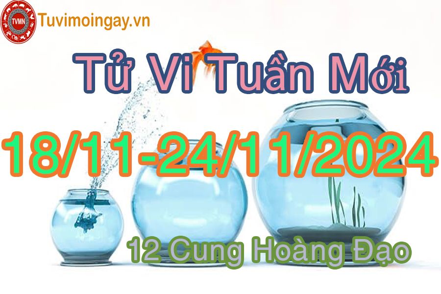 Tử vi tuần mới 12 cung hoàng đạo từ 18/11 đến 24/11/2024