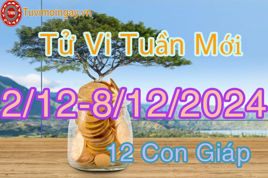 Tuần mới từ ngày 2/12 đến 8/12/2024 của 12 con giáp