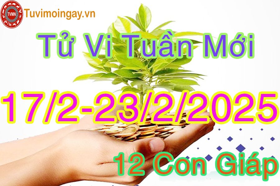 Tuần mới từ ngày 17/2 đến 23/2/2025 của 12 con giáp