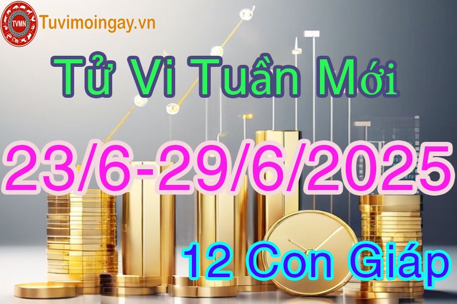 Tuần mới từ ngày 23/6 đến 29/6/2025 của 12 con giáp