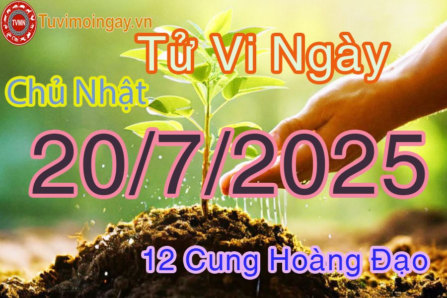 Tử vi  Chủ Nhật ngày 20/7/2025 của 12 cung hoàng đạo