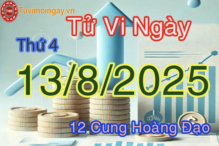 Tử vi Thứ 3 ngày 12/8/2025 của 12 cung hoàng đạo