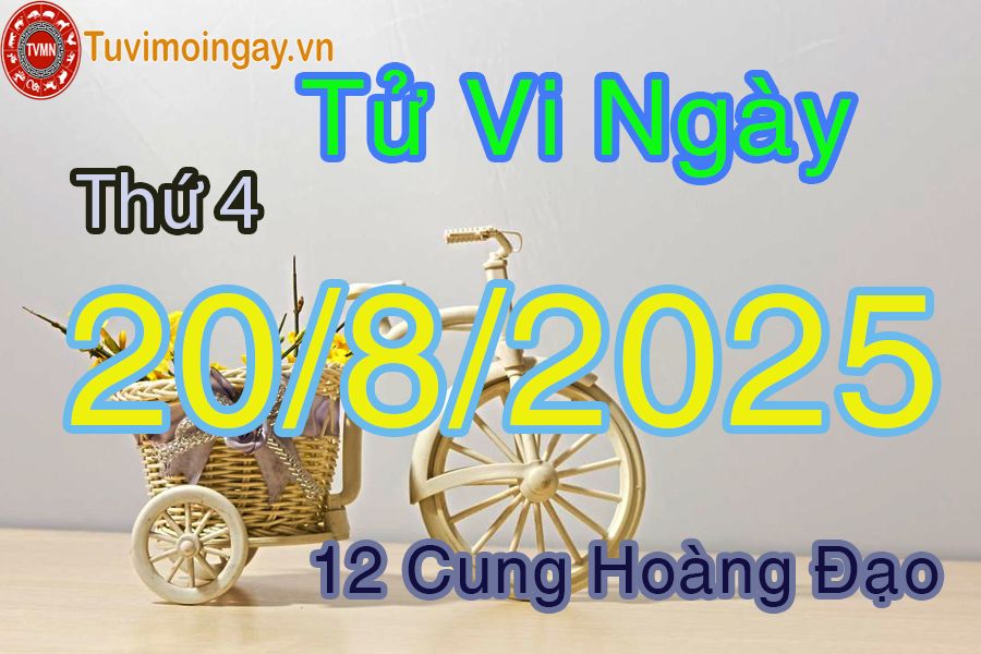 Tử vi Thứ 3 ngày 19/8/2025 của 12 cung hoàng đạo