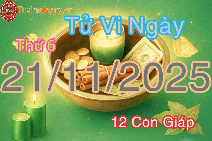 Xem bói ngày 21-11-2025 Thứ 6