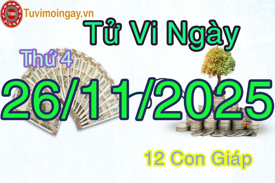 Xem bói ngày 26-11-2025 Thứ 4