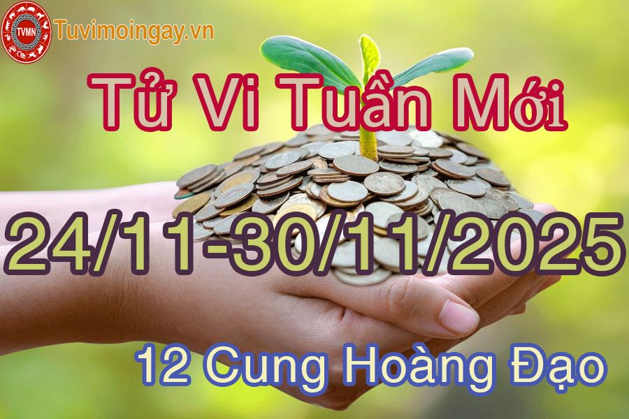 Tử vi tuần mới 12 cung hoàng đạo từ 24/11 đến 30/11/2025 Tử vi tuần mới 12 cung hoàng đạo từ 24/11 đến 30/11/2025