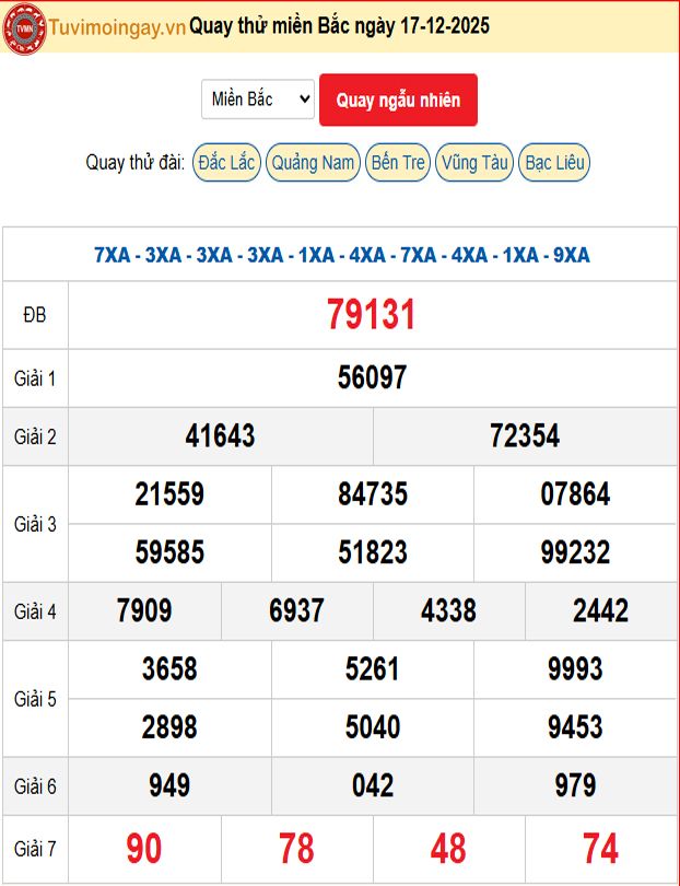 Quay Thử XSMB 17/12/2025 SXMB KQ XSMB Thứ 4 dự đoán xsmb ngày 17 tháng 12 năm 2025 tối nay Quay Thử XSMB 17/12/2025 SXMB KQ XSMB Thứ 4 dự đoán xsmb ngày 17 tháng 12 năm 2025 tối nay