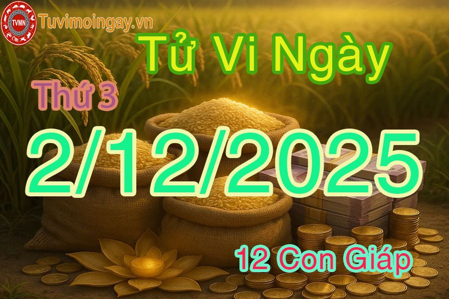 Xem bói ngày 2-12-2025 Thứ 3