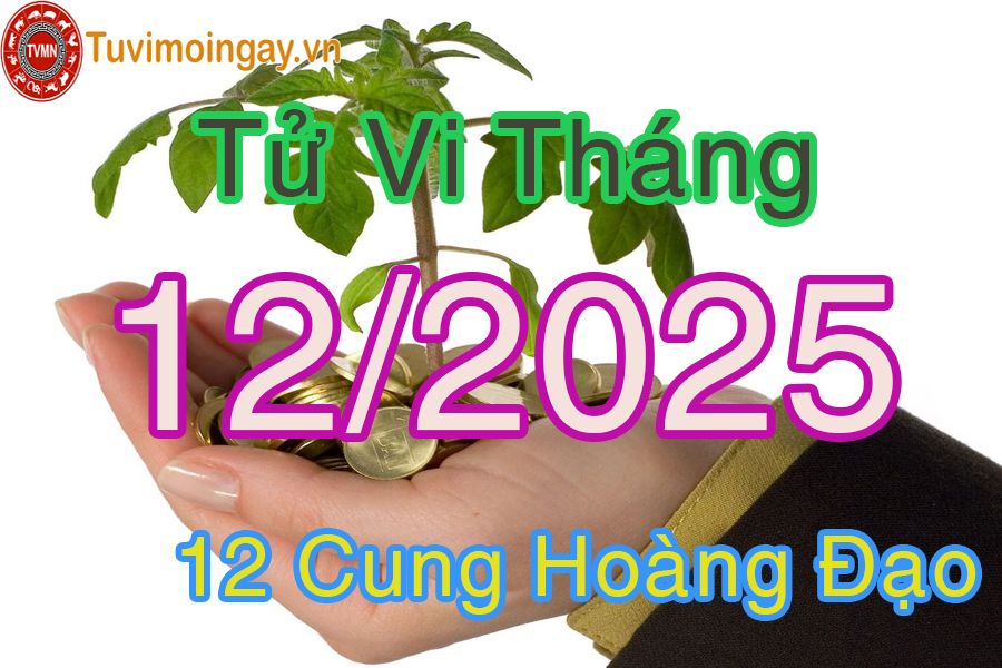 Tử vi tháng 12/2025 của 12 cung hoàng đạo