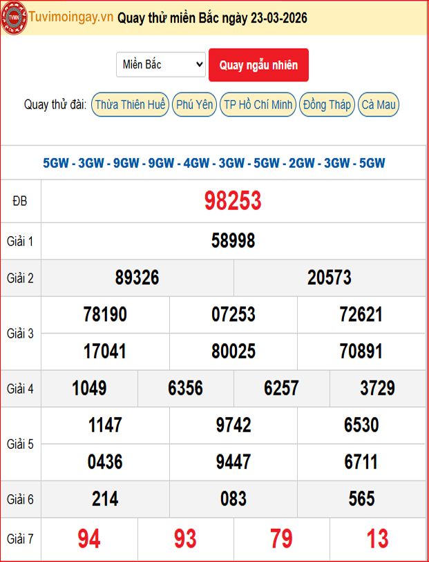 Quay Thử XSMB 23/3/2026 SXMB KQ XSMB Thứ 2 dự đoán xsmb ngày 23 tháng 3 năm 2026 tối nay