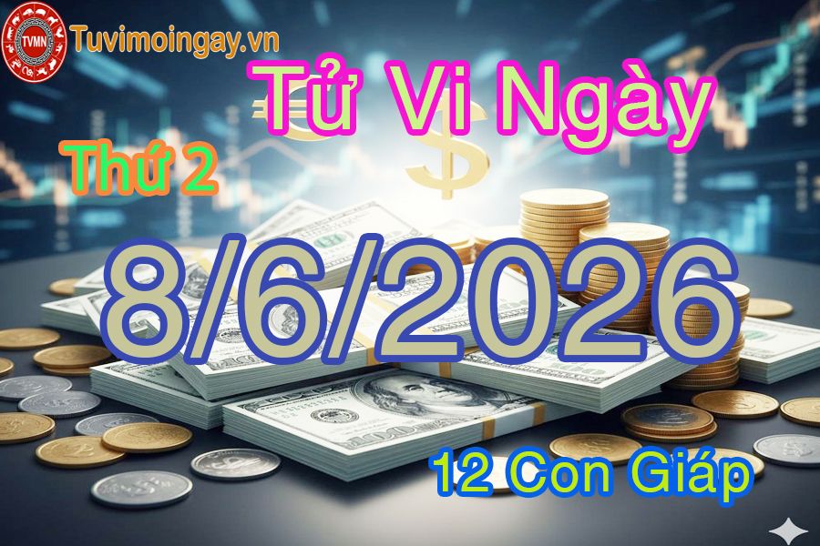 Xem bói ngày 8-6-2026 Thứ 2 Xem bói ngày 8-6-2026 Thứ 2