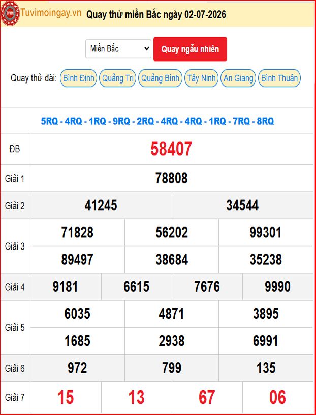 Quay Thử XSMB 2/7/2026 SXMB KQ XSMB Thứ 5 dự đoán xsmb ngày 2 tháng 7 năm 2026 tối nay Quay Thử XSMB 2/7/2026 SXMB KQ XSMB Thứ 5 dự đoán xsmb ngày 2 tháng 7 năm 2026 tối nay