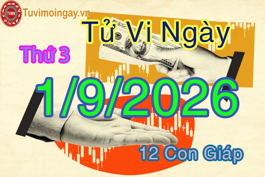 Xem bói ngày 1-9-2026 Thứ 3 Xem bói ngày 1-9-2026 Thứ 3