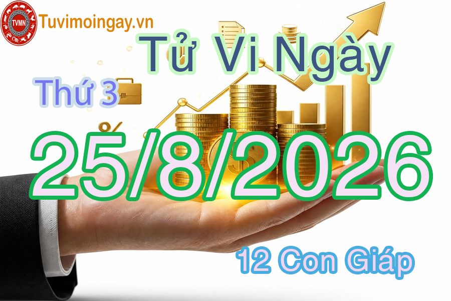 Xem bói ngày 24-8-2026 Thứ 2 Xem bói ngày 25-8-2026 Thứ 3
