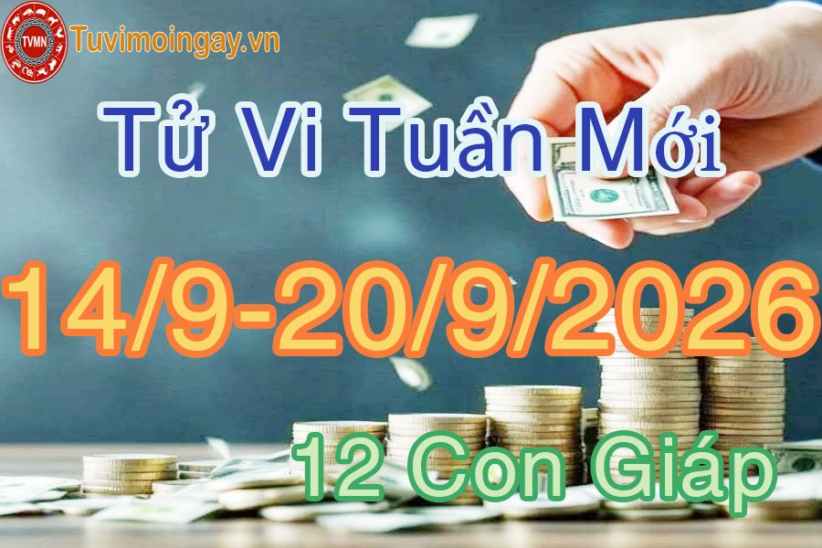 Tuần mới từ ngày 14/9 đến 20/9/2026 của 12 con giáp Tuần mới từ ngày 14/9 đến 20/9/2026 của 12 con giáp