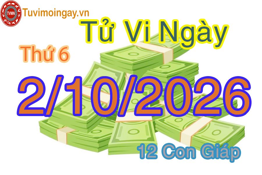 Xem bói ngày 2-10-2026 Thứ 6 Xem bói ngày 2-10-2026 Thứ 6